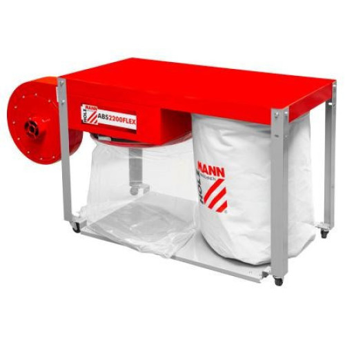Аспіраційна установка Holzmann ABS 2200FLEX 2.2 кВт 2200 м³/год цільнометалева компактна з механізмом переміщення