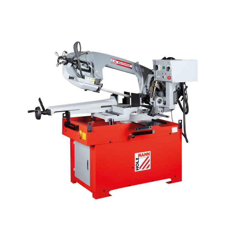 Ленточна пила Holzmann BS 370 TOP_400V двошвидкісний мотор натягування стрічки СОЖ 400 В 420 кг