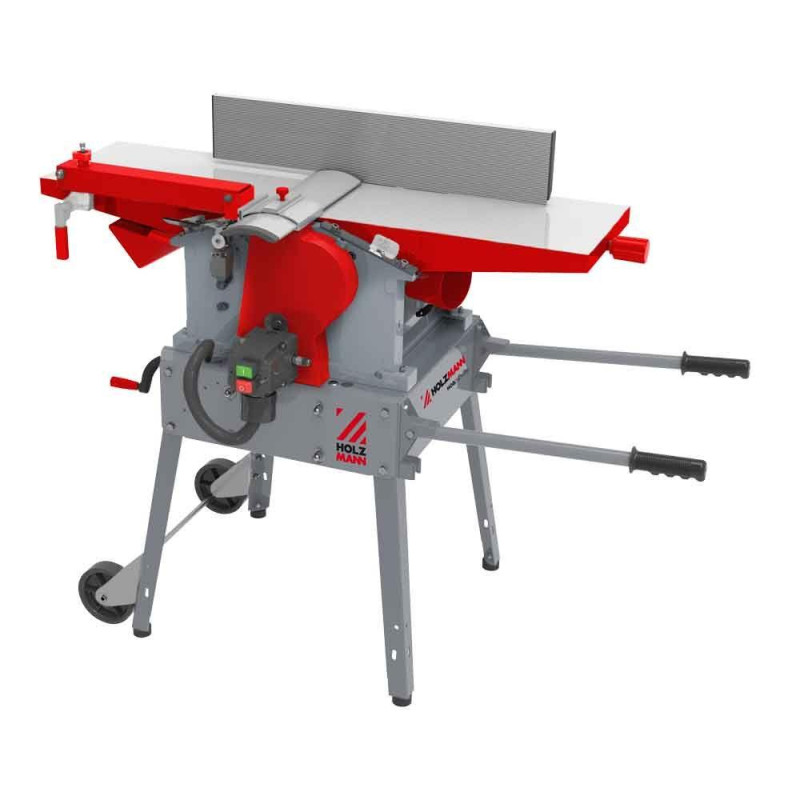 Фуговально-рейсмусовий станок Holzmann HOB260MINI_230V потужність 2200 Вт вага 75/84 кг робочий стіл 1040х260 мм