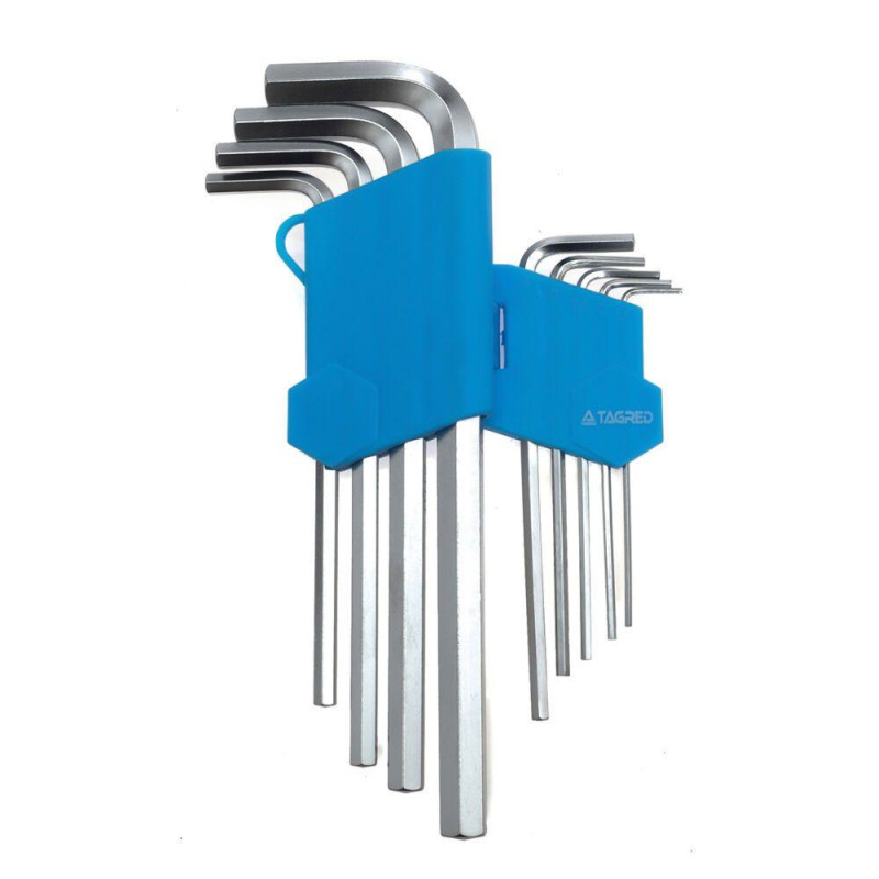 Шестигранні ключі HEX TAGRED TA1047 комплект 9 шт. легована сталь антиковзне покриття універсальні
