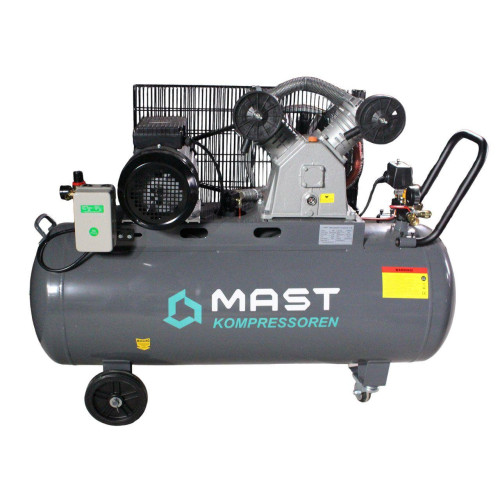 Поршневий компресор MAST VA90/200L 400 продуктивність 600 л/хв тиск 10 Бар потужність 4 кВт ресивер 200 л