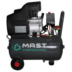 Поршневий компресор MAST ZC-0.12/24L 1.5 кВт продуктивність 220 л/хв об'єм ресивера 24 л Поршневий компресор MAST ZC-0.12/24L 1.5 кВт продуктивність 220 л/хв об'єм ресивера 24 л