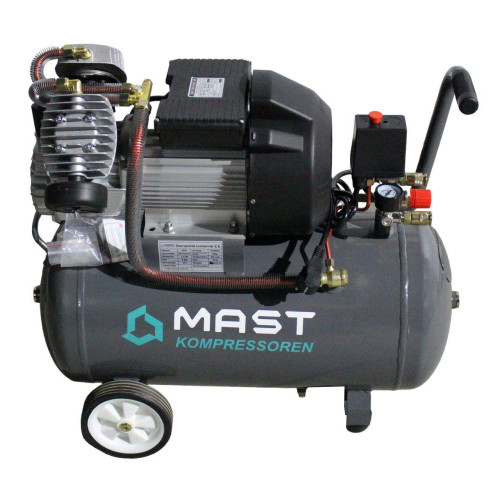 Поршневий компресор MAST 2047/50L 220V продуктивність 320 л/хв об'єм ресивера 50 л максимальне тиск 8 Бар