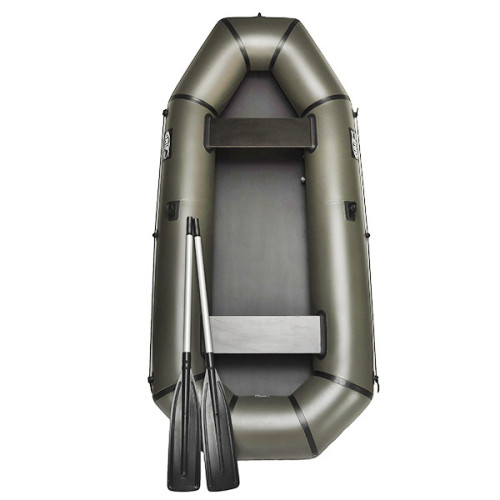 Надувна лодка ПВХ GRIF boat GL-270 двомісна міцний ПВХ комплект насос весла сидіння сумка ремонтний комплект