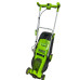 Газонокосарка Zipper ZI-RMRTR40V-AKKU акумуляторна 40 В ширина скошування 370 мм висота різання 25-27 мм