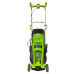 Газонокосарка Zipper ZI-RMRTR40V-AKKU акумуляторна 40 В ширина скошування 370 мм висота різання 25-27 мм