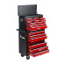 Двохрівнева візок REDATS COMPACT BLACK з 7 та 9 ящиками модульна конструкція 4 поворотних колеса з гальмами