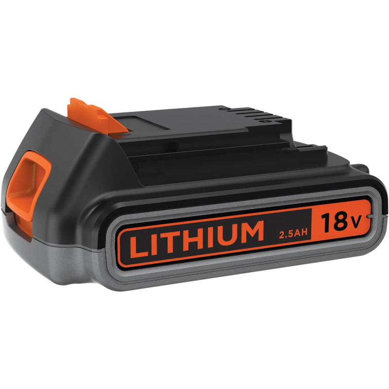Акумуляторна батарея BLACK+DECKER BL2518 Li-Ion 18 В ємність 2.5 Aг вага 0.42 кг гарантія 2 роки