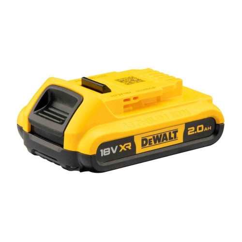 Акумуляторна батарея DeWALT DCB183_N314783 Li-Ion 18 В ємність 2 Ag вага 0.4 кг швидка зарядка 30 хв