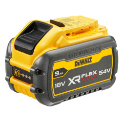 Акумуляторна батарея DeWALT DCB547 54 В XR FLEXVOLT ємність 9 Aг вага 1.46 кг Li-Ion з індикатором заряду Акумуляторна батарея DeWALT DCB547 54 В XR FLEXVOLT ємність 9 Aг вага 1.46 кг Li-Ion з індикатором заряду