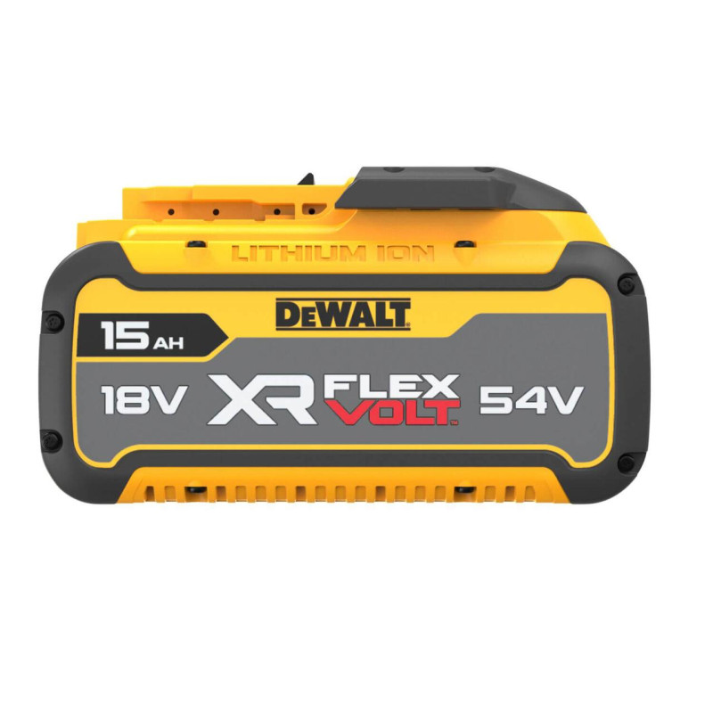 Акумуляторна батарея DeWALT DCB549 Li-Ion 54 В ємність 15 Aч вага 2.8 кг із світлодіодним індикатором
