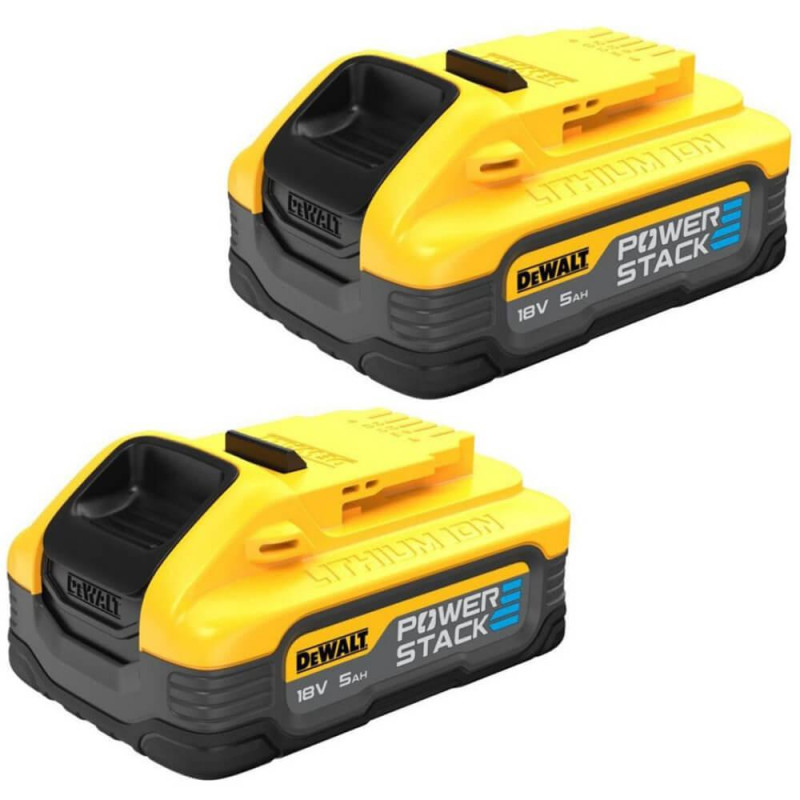 Акумуляторна батарея DeWALT DCBP518H2 Li-Ion 18 В 5 Аг вага 1.4 кг компактна конструкція світлодіодна індикація