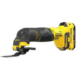 Багатофункціональний інструмент STANLEY FATMAX SFMCE500D2K 18 В Li-Ion 1.4 кг швидкість 8000-18000 об/хв Багатофункціональний інструмент STANLEY FATMAX SFMCE500D2K 18 В Li-Ion 1.4 кг швидкість 8000-18000 об/хв