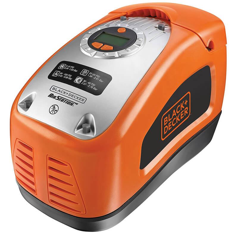 Автомобильний компресор BLACK+DECKER ASI300 продуктивность 11 л/мин максимальное давление 10.95 бар вес 2.7 кг