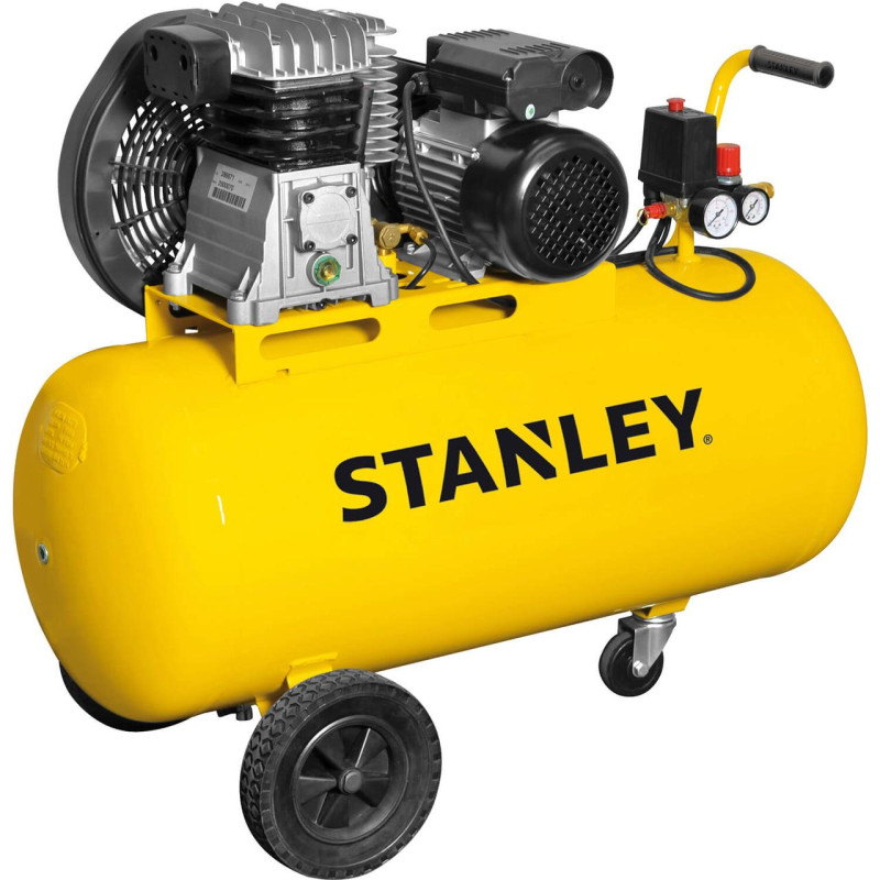Компресор повітряний STANLEY B345E/9/100 потужність 2.2 кВт об'єм ресивера 100 л максимальний тиск 9 Бар