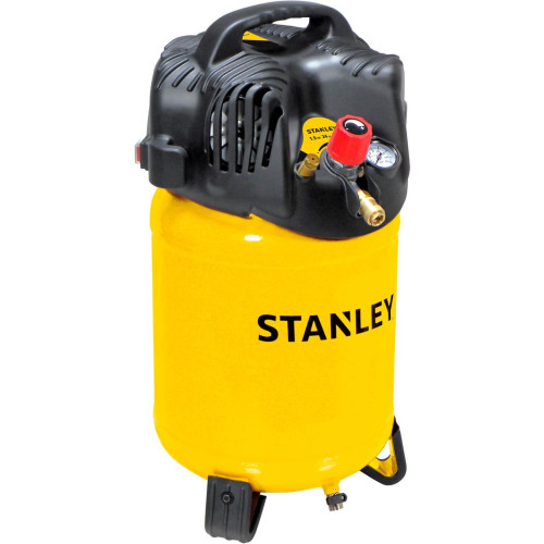 Компресор повітряний безмасляний STANLEY D200/10/24V потужність 1.1 кВт об’єм ресивера 24 л максимальний тиск 10 Бар