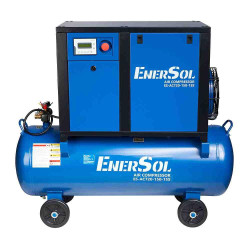 Компресор повітряний гвинтовий EnerSol ES-AC720-150-1SS потужність 4 кВт об'єм ресивера 150 л продуктивність 720 л/хв Компресор повітряний гвинтовий EnerSol ES-AC720-150-1SS потужність 4 кВт об'єм ресивера 150 л продуктивність 720 л/хв