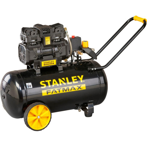 Компресор повітряний STANLEY FMXCMS1550HE безмасляний 1.1 кВт об’єм ресивера 50 л максимальний тиск 8 Бар