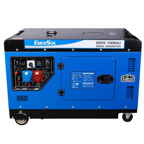Генератор дизельний EnerSol SKDS-10EBAU 10 кВт одно/трифазний об'єм бака 30 л двигун ES-1102F