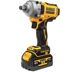 Гайкокрут ударний акумуляторний DeWALT DCF891P2G 18 В 5 Аг безщітковий крутний момент 1084 Нм легкий та компактний Гайкокрут ударний акумуляторний DeWALT DCF891P2G 18 В 5 Аг безщітковий крутний момент 1084 Нм легкий та компактний