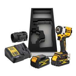 Гайкокрут DeWALT DCF921P2G акумуляторний 18 В 5 Аг максимальний крутний момент 610 Нм вага 1.1 кг Гайкокрут DeWALT DCF921P2G акумуляторний 18 В 5 Аг максимальний крутний момент 610 Нм вага 1.1 кг