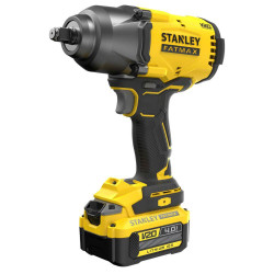 Гайковерт акумуляторний STANLEY FATMAX SFMCF940M1 крутний момент 950 Нм вага 2.66 кг безщітковий двигун Li-Ion 18 В Гайковерт акумуляторний STANLEY FATMAX SFMCF940M1 крутний момент 950 Нм вага 2.66 кг безщітковий двигун Li-Ion 18 В