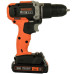 Дриль-шурупокрут BLACK+DECKER BCD003C1 акумуляторний 18V Li-Ion макс. крутний момент 45 Нм вага 1.3 кг