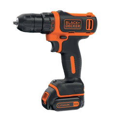 Дриль-шурупокрут BLACK+DECKER BDCDD12B 10.8 В 1.5 Аг 26 Нм легка вага 0.98 кг ергономічний дизайн Дриль-шурупокрут BLACK+DECKER BDCDD12B 10.8 В 1.5 Аг 26 Нм легка вага 0.98 кг ергономічний дизайн