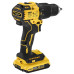 Дриль-шурупокрут DeWALT DCD709D2T акумуляторний 18 В 2 Аг безщітковий 65 Нм компактний 1.2 кг