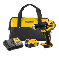 Дриль-шурупокрут DeWALT DCD709M1 18 В 4 Аг безщітковий ударний 65 Нм 1.2 кг з електронним регулюванням швидкості Дриль-шурупокрут DeWALT DCD709M1 18 В 4 Аг безщітковий ударний 65 Нм 1.2 кг з електронним регулюванням швидкості