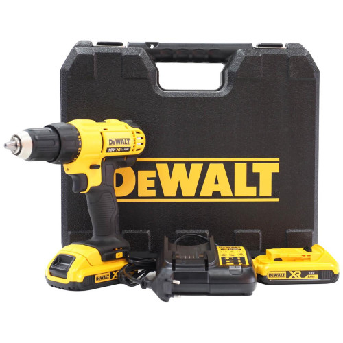 Дриль-шурупокрут DeWALT DCD771D2 18 В Li-Ion 2 Аг максимальний крутний момент 42 Нм вага 1.28 кг
