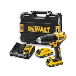 Дриль-шурупокрут DeWALT DCD777D2T 18В безщітковий крутний момент 65 Нм вага 1.15 кг акумуляторна система Li-Ion Дриль-шурупокрут DeWALT DCD777D2T 18В безщітковий крутний момент 65 Нм вага 1.15 кг акумуляторна система Li-Ion