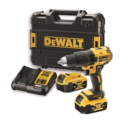 Дриль-шурупокрут DeWALT DCD777M2T 18 В 4 Аг безщітковий 65 Нм 1.76 кг для професіоналів і домашніх майстрів