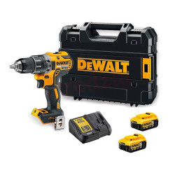 Дриль-шурупокрут DeWALT DCD791P2 акумуляторний 18 В 5 Аг безщітковий 70 Нм 2 швидкості Дриль-шурупокрут DeWALT DCD791P2 акумуляторний 18 В 5 Аг безщітковий 70 Нм 2 швидкості