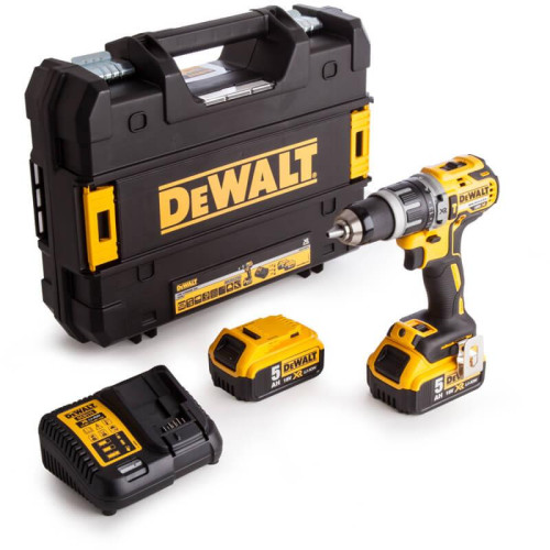 Дриль-шурупокрут DeWALT DCD796P2 18 В 5 Аг безщітковий ударний 70 Нм 2 швидкості металевий редуктор