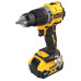 Дриль-шуруповерт DeWALT DCD799P2T акумуляторний 18 В 5 Аг безщітковий 74 Нм 1.17 кг ударний