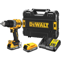 Дриль-шуруповерт DeWALT DCD800E2T безщітковий 18 В 1.7 Ач максимальний крутний момент 90 Нм компактний дизайн Дриль-шуруповерт DeWALT DCD800E2T безщітковий 18 В 1.7 Ач максимальний крутний момент 90 Нм компактний дизайн