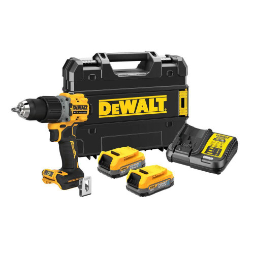 Дриль-шуруповерт DeWALT DCD805E2T безщітковий ударний 18 В 90 Нм 2 швидкості 1.34 кг