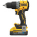 Дриль-шурупокрут DeWALT DCD805H2T акумуляторний 18 В 5 Ач безщітковий 90 Нм 1.34 кг з ударом