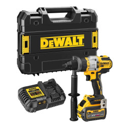 Дриль-шурупокрут DeWALT DCD999T1 акумуляторний 18В 6Аг безщітковий ударний 126Нм 1.61кг з 3 швидкостями Дриль-шурупокрут DeWALT DCD999T1 акумуляторний 18В 6Аг безщітковий ударний 126Нм 1.61кг з 3 швидкостями