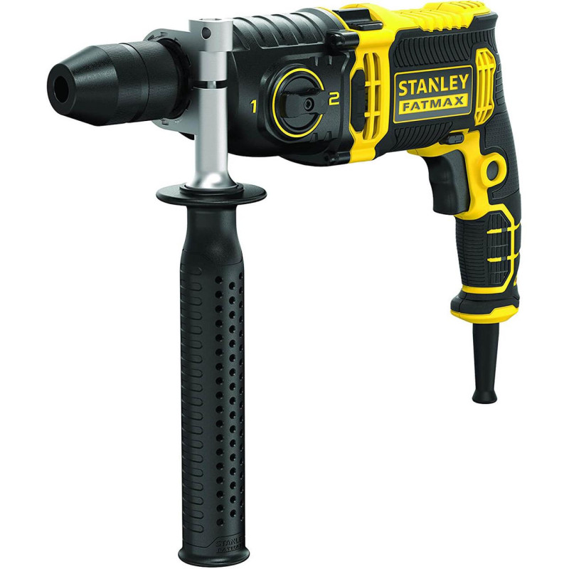 Дриль мережевий ударний STANLEY FATMAX FMEH1100K потужність 1100 Вт вага 4.3 кг крутний момент 69 Нм