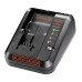 Зарядний пристрій BLACK+DECKER BDC1A15 для Li-Ion акумуляторів 14.4 В 18 В час зарядки 90 хв вага 0.95 кг