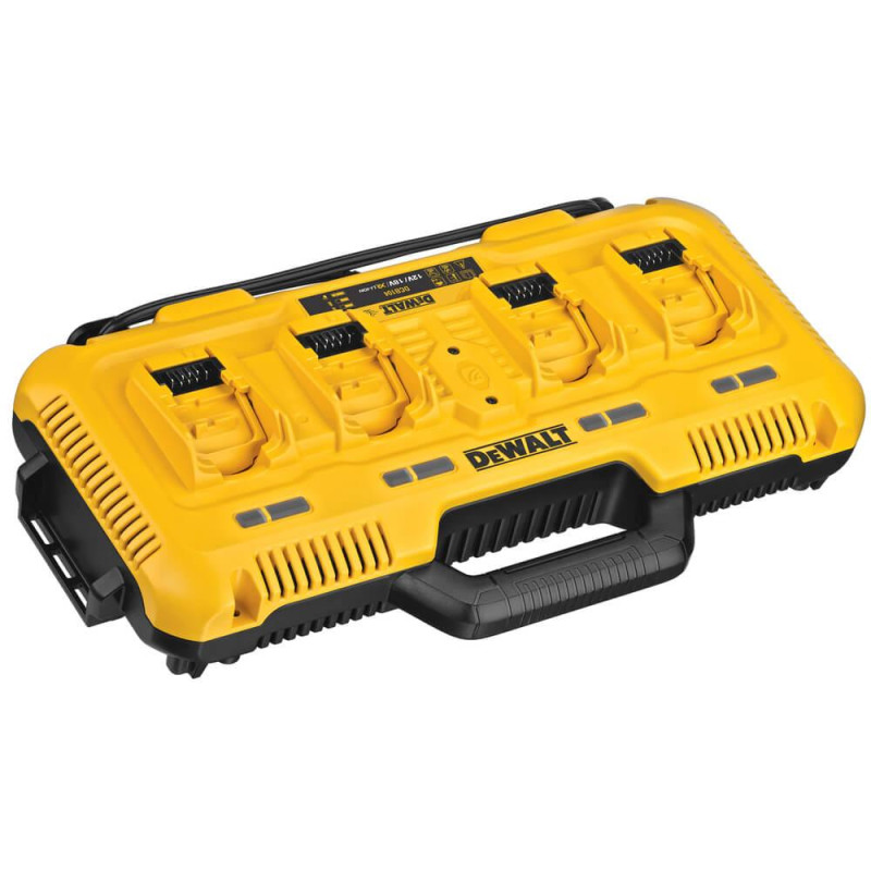 Зарядний пристрій DeWALT DCB104 4-х портове 120 хв заряджання вага 2.9 кг струм 8 А