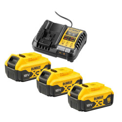 Зарядний пристрій DeWALT DCB1104P3 час заряджання 75 хв струм заряджання 4 А вага 0.5 кг Зарядний пристрій DeWALT DCB1104P3 час заряджання 75 хв струм заряджання 4 А вага 0.5 кг