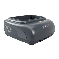 Зарядний пристрій STIGA EC430F 48 В струм заряджання 3 А вага 0.8 кг європейська вилка світлова індикація Зарядний пристрій STIGA EC430F 48 В струм заряджання 3 А вага 0.8 кг європейська вилка світлова індикація