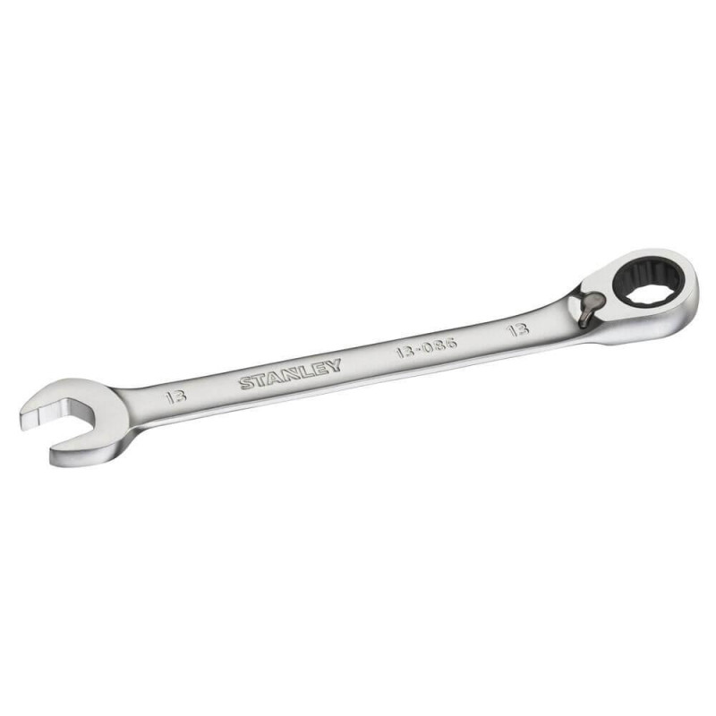 Комбінований ключ STANLEY FMMT13086-0 13 мм з храповим механізмом 12-гранний профіль кована конструкція