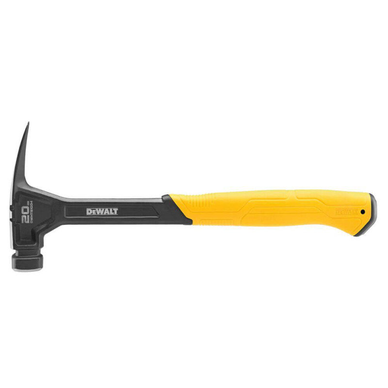 Молоток DeWALT DWHT51004-0 RIP-CLAW суцільнометалевий 567 г вага головки 355 мм довжина рукоятки з м'якими накладками