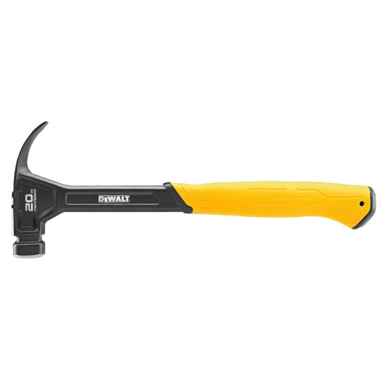 Молоток DeWALT CURVE-CLAW 567 г суцільнометалевий довжина 355 мм антивібраційна рукоятка