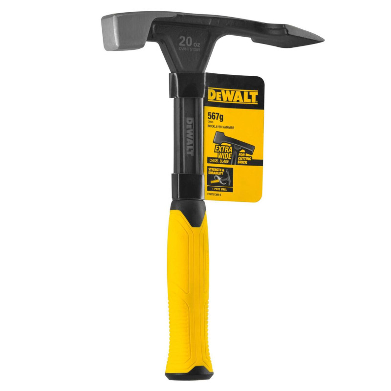 Молоток каменяра DeWALT DWHT51389-0 567 г довжина 280 мм ергономічна рукоятка антивібраційна технологія