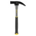 Молоток STANLEY Fiberglass Coffreur Hammer 750 г с двокомпонентной ручкой 370 мм и магнитним держателем для гвоздей